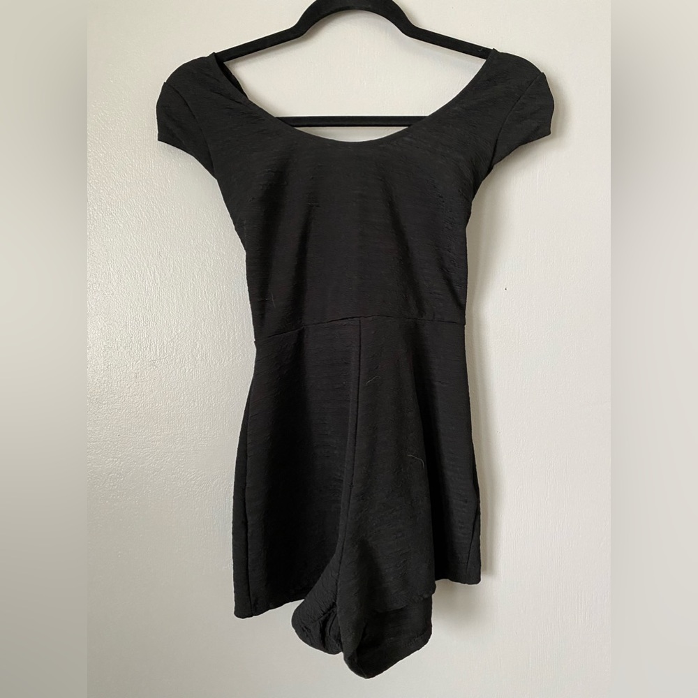 Tight, black urban outfitter romper
